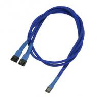 Kabel nanoxia 3-pin y-kabel, 60 cm, blau (nx3py60b)