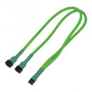 Kabel nanoxia 3-pin y-kabel, 60 cm, neon-grün (nx3py60ng)