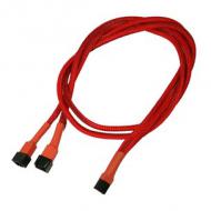 Kabel nanoxia 3-pin y-kabel, 60 cm, rot (nx3py60r)