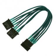 Kabel nanoxia 4-pin molex y-kabel, 20 cm, single, grün (nx4py2eg)