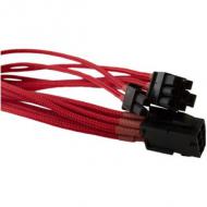 Kabel nanoxia pci-e 6- auf 6+2-pin, 30 cm, single, rot (nxp683er)