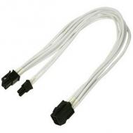 Kabel nanoxia pci-e 6- auf 6+2-pin, 30 cm, single, weiß (nxp683ew)