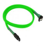 Kabel nanoxia sata 6gb / s kabel abgewinkelt 30 cm, neon-grn (nxs6g30ng)