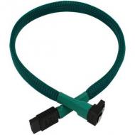 Kabel nanoxia sata 6gb / s kabel abgewinkelt 30 cm, grün (nxs6g3g)