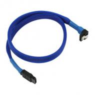 Kabel nanoxia sata 6gb / s kabel abgewinkelt 45 cm, blau (nxs6g4b)
