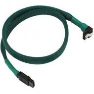 Kabel nanoxia sata 6gb / s kabel abgewinkelt 45 cm, grün (nxs6g4g)