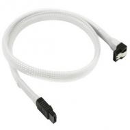 Kabel nanoxia sata 6gb / s kabel abgewinkelt 45 cm, weiß (nxs6g4w)