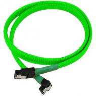 Kabel nanoxia sata 6gb / s kabel abgewinkelt 60 cm, neon-grn (nxs6g60ng)