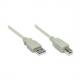USB 2.0 Anschlusskabel, schwarz AK-300102-018-E