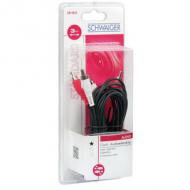 Schwaiger audiokabel cinch verbindungskabel 3,0m     schwarz (cik5023533)