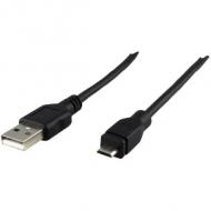 Schwaiger usb-kabel 2.0 st. a->2.0 micro b     1,00m schwarz (ck1511533)