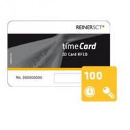 REINERSCT timeCard RFID Chipkarten 100 DES 100 Stk Chipkarten-Mitarbeiterausweise ohne Mitarbeiterlizenzen (2749600-381)