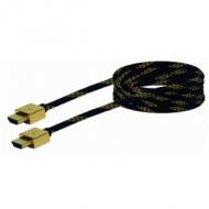 Schwaiger hdmi-kabel 1,5m slim  vergoldet (hdmsl15531)