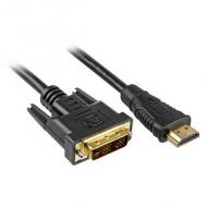 Sharkoon kabel   hdmi -> dvi-d (24+1)           3m  schwarz (4044951015221)