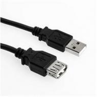 Sharkoon kabel usb 2.0 verlängerung  0,5m           schwarz (4044951015399)