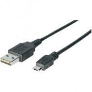 Sharkoon kabel usb 2.0 a-b micro  3,0m schwarz (4044951015504)