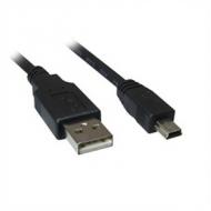 Sharkoon kabel usb 2.0 a-b mini  2,0m schwarz (4044951015573)