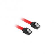 Sharkoon kabel   sata iii     sleeve  0,30m         rot (4044951016600)