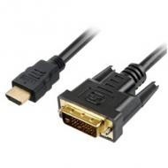 Sharkoon kabel   hdmi -> dvi-d (24+1)           1m  schwarz (4044951017331)