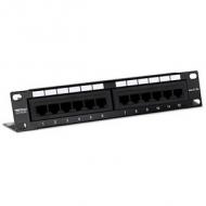 Trendnet patchpanel 12-port cat. 5e ungeschirmt (10" wide) (tc-p12c5e)