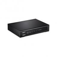 Trendnet switch  4 port gbit lüfterlos qos metall (teg-s51sfp)
