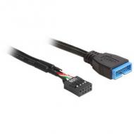 DELOCK Kabel USB 3.0 Pinheader St USB 2.0 Pinheader Bu 30cm (83281)