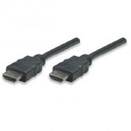 Manhattan hdmi-kabel high speed a -> a st/st  1.00m geschirm (308816)