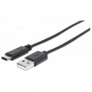 Manhattan usb kabel 2.0 c -> a st/st  1.00m schwarz (353298)