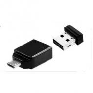 VERBATIM NANO STORE N STAY OTG USB DRIVE 16GB USB2.0 mit OTG-Adapter (49821)