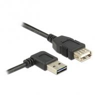DELOCK Kabel EASY USB 2.0-A links / rechts gewinkelt Stecker USB 2.0-A Buchse 1 m (83551)