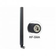 DELOCK Antenne WLAN RP-SMA 802.11 ac/a/h/b/g/n 5,5 - 9 dBi omni Gelenk schwarz (88991)