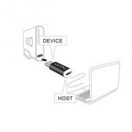 DELOCK Adapter USB Type-C St (Devi  USB Micro B Buchse (Host) schwarz (65678)