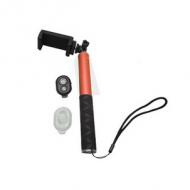 ULTRON Selfie Stick Alu 80 gold / orange mit Bluetooth shutter (172222)