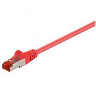 Patchkabel rj45 s / ftp cat6 0.50m rot pimf (95467)