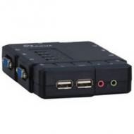 INTER-TECH KVM CS-41UA 4x DB15 4x 4pol 3,5mm Klinke 2x USB 1x VGA (88887167)